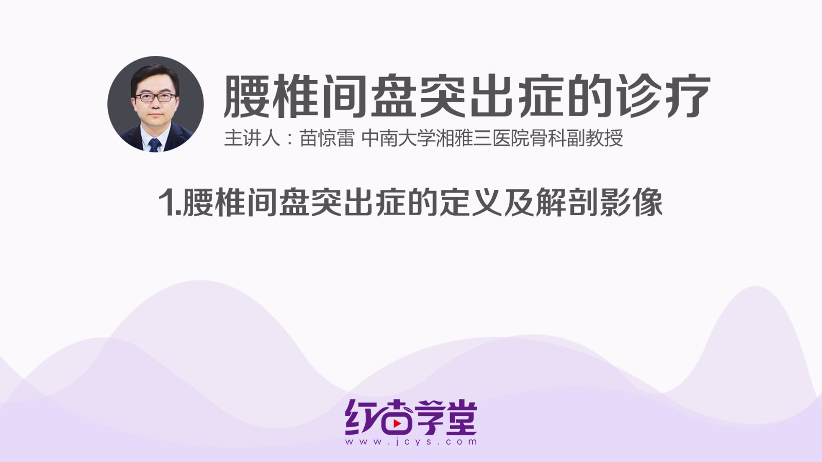 腰椎间盘突出症的定义及解剖影像